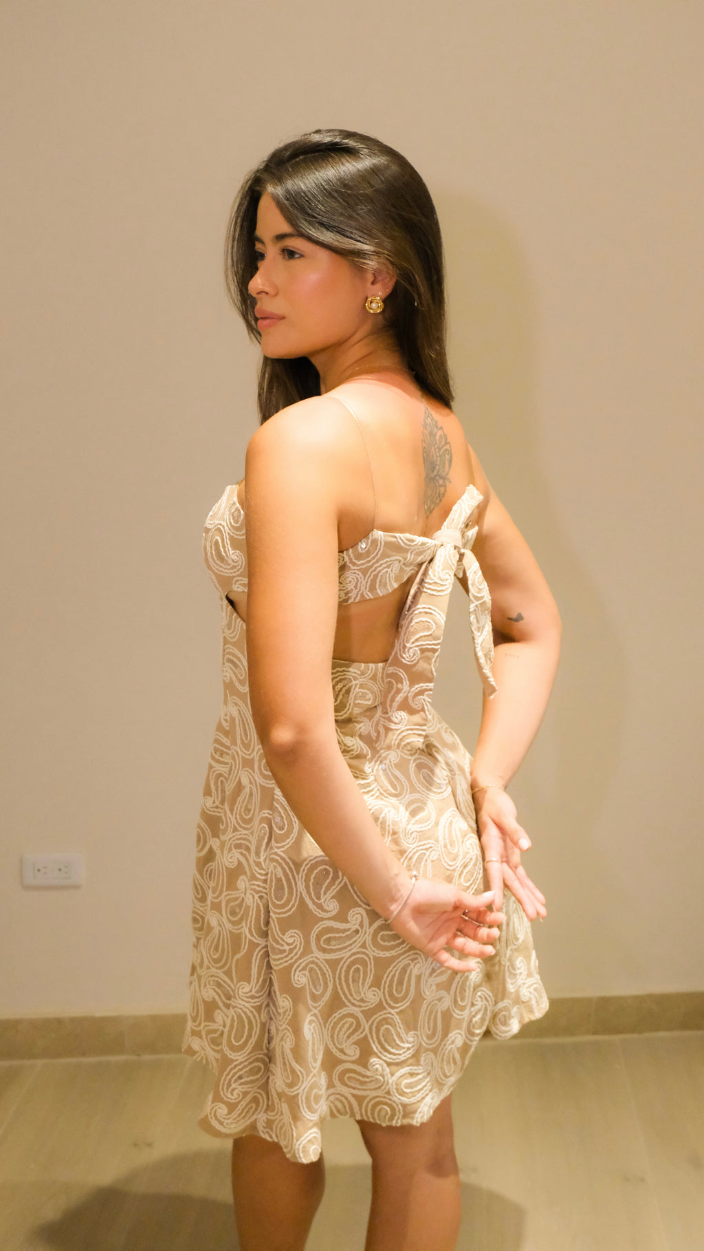 VESTIDO AMAR CAFE